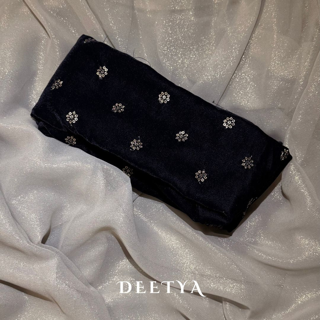 Moonlight Velvet Saree