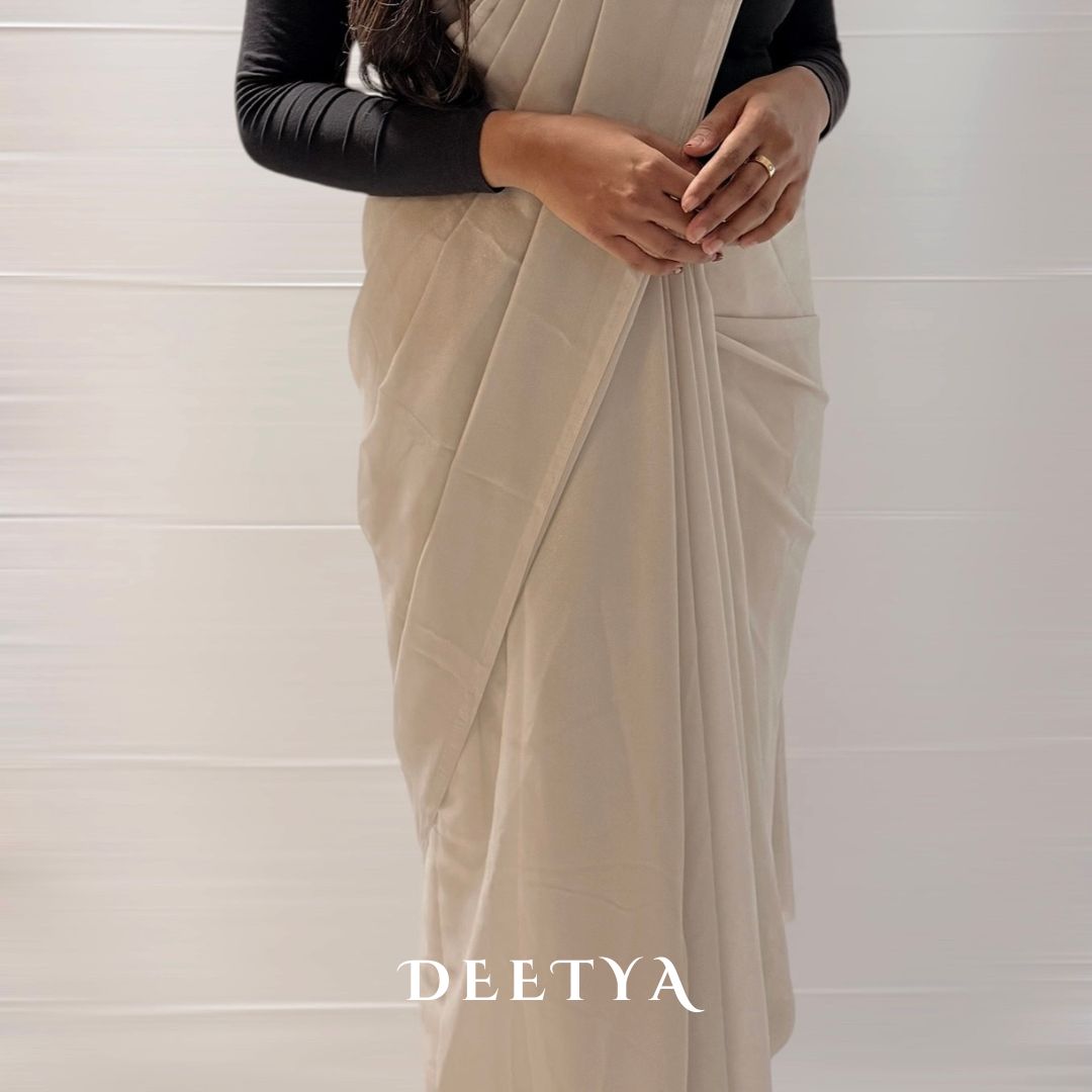 Moonlight Velvet Saree