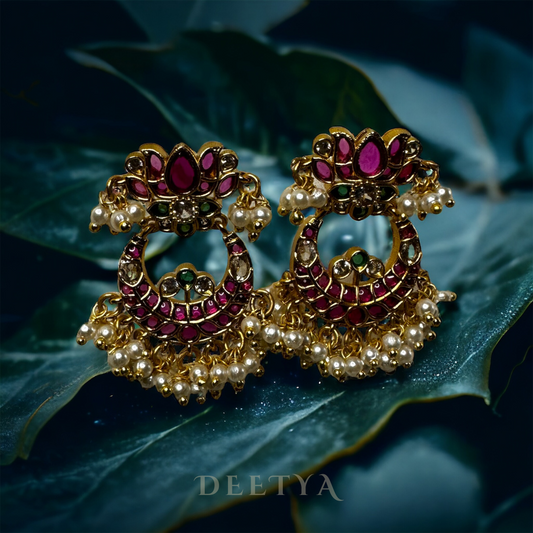 Lotus Jhumkas