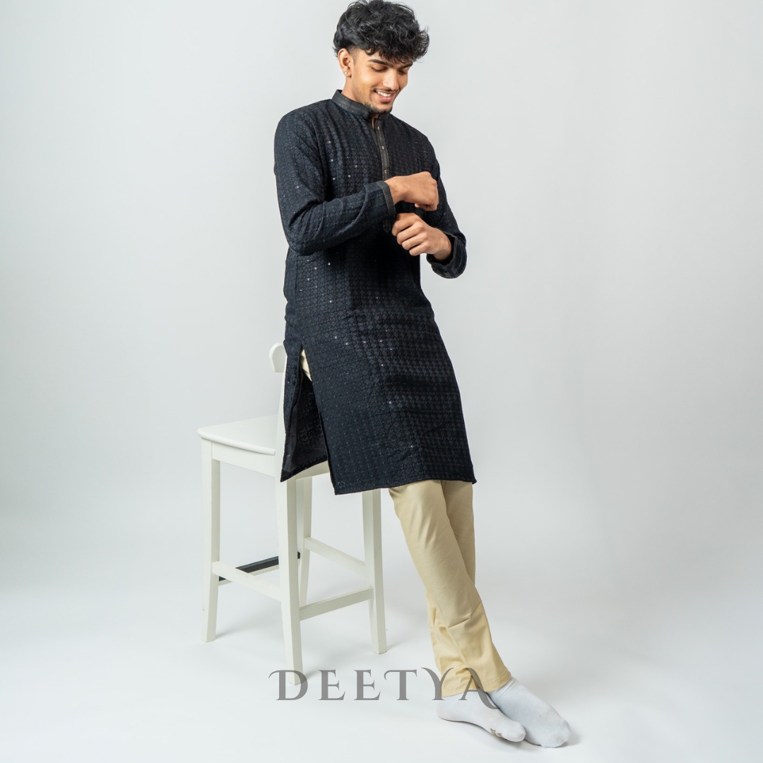 Black Kurta set