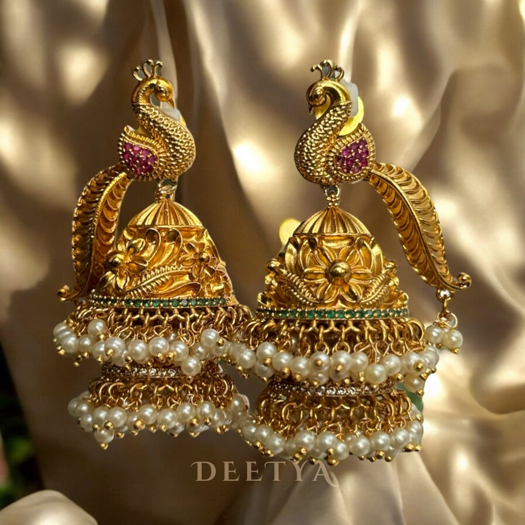 Mayura Jhumkas