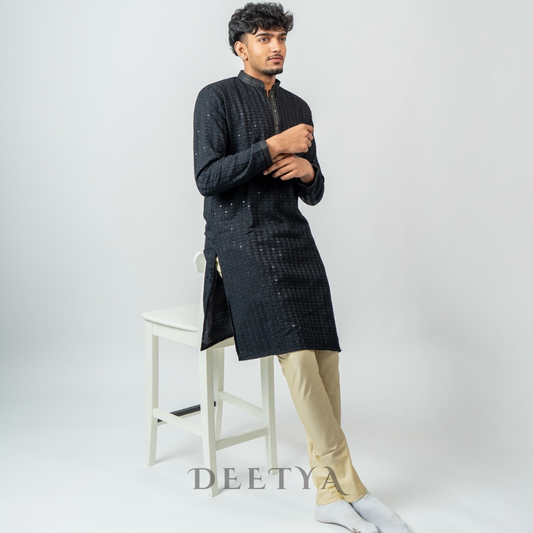 Black Kurta set