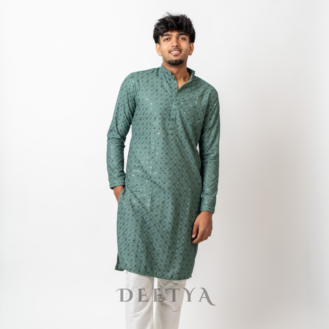 Forest Green Kurta set