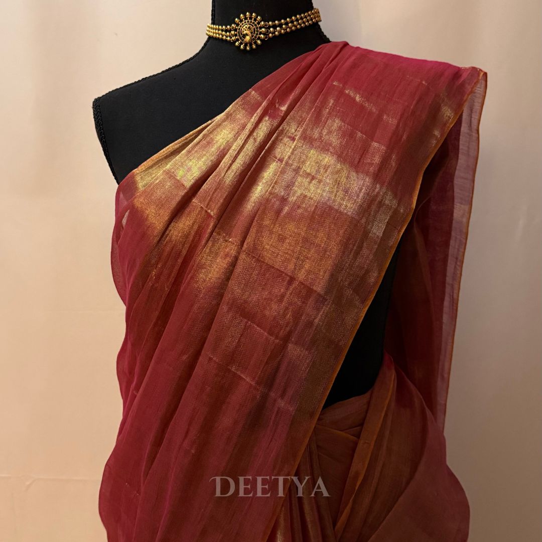 SuryaRaaga Organza Saree